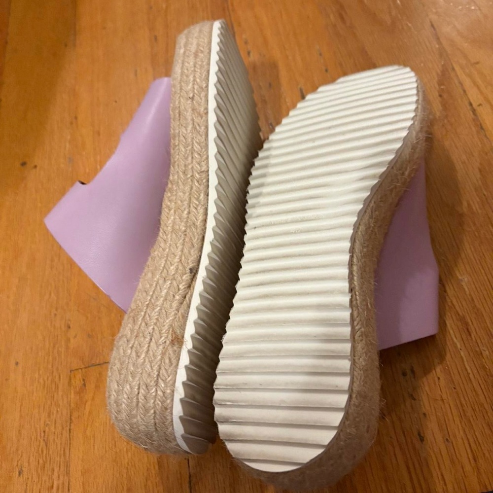 Anthropologie Double Buckle Platform Sandals - Picture 4 of 4